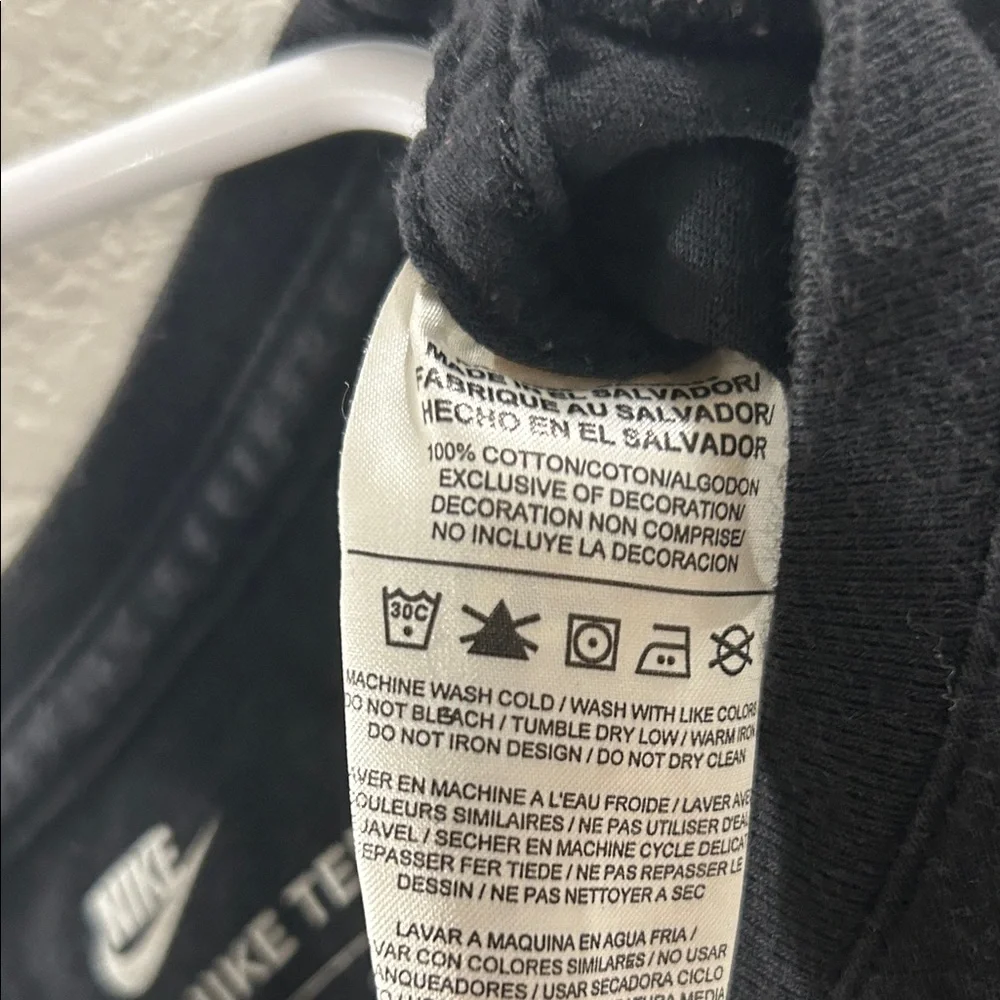 Nike Air Black Tee with Flame Logo